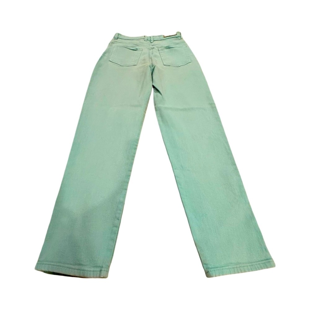 Gloria Vanderbilt Turquoise Straight Leg Jeans - Picture 4 of 6